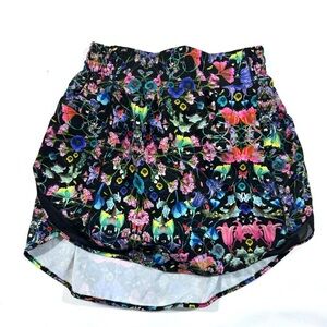 Lululemon Hotty Hot High Rise Skirt Flowerscope Black Multi